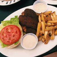 Vegan chicken bacon ranch  at Donut Villa Diner in Malden