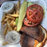 Vegan chicken bacon ranch  at Donut Villa Diner in Malden