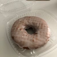 Vegan glazed donut  at Donut Villa Diner in Malden