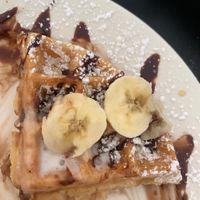 Could hardly stop myself  at Donut Villa Diner in Malden