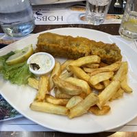 Vegan Fish and Chips  at Hobson's Fish & Chips in London