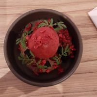 Christmas dessert  at Gistihúsið in Egilsstadjir