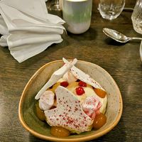 Christmas dessert  at Gistihúsið in Egilsstadjir