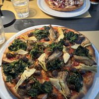 Belfiore: pizza vegane   at Pizzeria Le Mura in Lucca
