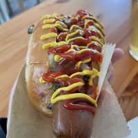 Loaded vegan dog (without crispy onions)  at Oh my Dog! in North West London
