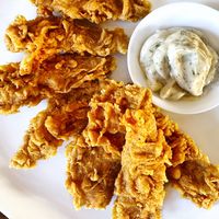 Angry Buffalo Chick’n Seitan  at Souley Vegan in Los Angeles