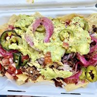 Delicious vegan nachos   at Club Mexicana - Soho in London