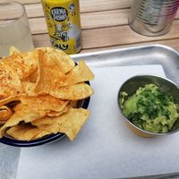 Nachos with guacamole at Club Mexicana - Soho in London