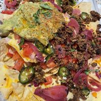 Loaded nachos  at Club Mexicana - Soho in London