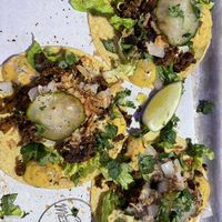 Cheezeburger tacos  at Club Mexicana - Soho in London