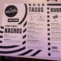 Cub Mexicana Food Menu  at Club Mexicana - Soho in London