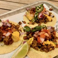 chorizo & sweet potato taco  at Club Mexicana - Soho in London