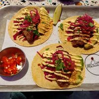 Chicken tacos at Club Mexicana - Soho in London