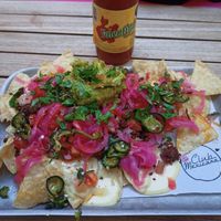 Fully loaded nachos at Club Mexicana - Soho in London