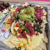 Loaded nachos  at Club Mexicana - Soho in London