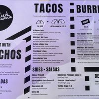 Lots of choices on the menu  at Club Mexicana - Soho in London