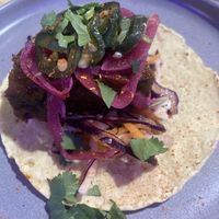 BBQ jackfruit taco  at Club Mexicana - Soho in London