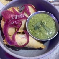 Chorizo and cheese empanadas   at Club Mexicana - Soho in London