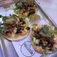 Burger tacos   at Club Mexicana - Soho in London