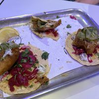 Fish tacos   at Club Mexicana - Soho in London