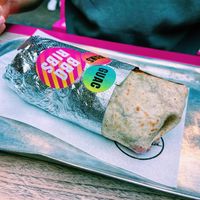 Smoky jackfruit burrito  at Club Mexicana - Soho in London