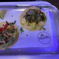 Fish Taco & Cheeseburger Taco  at Club Mexicana - Soho in London