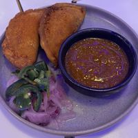 Appetizer - empanadas  at Club Mexicana - Soho in London