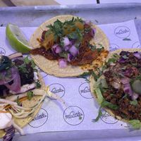 3 different tacos  at Club Mexicana - Soho in London