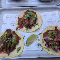 Al pastor tacos at Club Mexicana - Soho in London