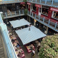 View of the food court from the top   at Club Mexicana - Soho in London