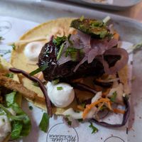 BBQ short rib taco at Club Mexicana - Soho in London