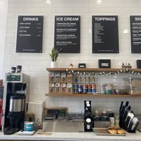 Static Menus  at Creamo in Los Angeles