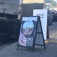 Sign at Creamo in Los Angeles