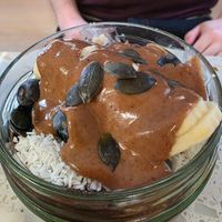 Fitness porridge at Superfood Deli - Maria Theresien in Vienna