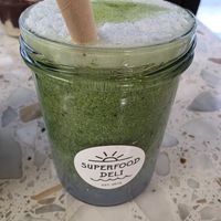 Blueberry matcha at Superfood Deli - Maria Theresien in Vienna