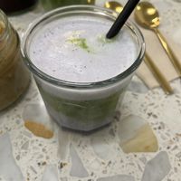 Lavender matcha   at Superfood Deli - Maria Theresien in Vienna