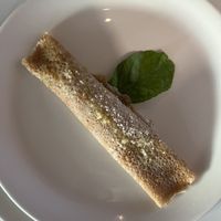 Testarolo con crema di pomodoro    at Focacceria da Francesco in Sarzana