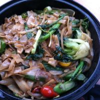 Drunken noodles to go at Wynn Hotel - Wazuzu in Las Vegas