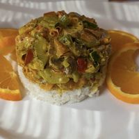 Vegetable dish at Estrela do Sado in Alcacer Do Sal