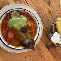 Hot Aubergine, Majadara  at Cafe Pilz in Berlin