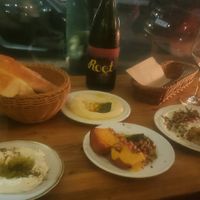 Our table at Cafe Pilz in Berlin