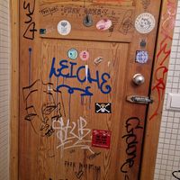 Restroom at Cafe Pilz in Berlin