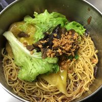 Wanton mee at Xian Long Vegetarian in Northeast Singapore