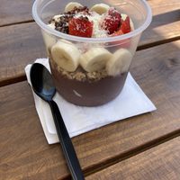 Chocolate Coconut Açaí Bowl at The Blend in Oxnard