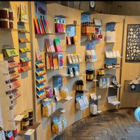 Wall of Bean-to-bar swiss chocolate  at Werkstadt in Bern