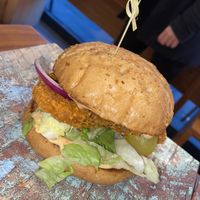 Schnitzel Burger  at Dominion Food Revolution in Frankfurt