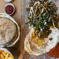 Shawarma plate  at Dominion Food Revolution in Frankfurt