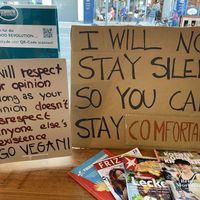 Inside education section  at Dominion Food Revolution in Frankfurt