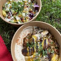 Dominion mix und Salat at Dominion Food Revolution in Frankfurt