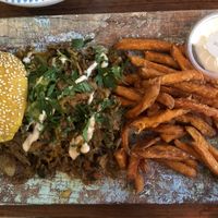 Burger at Dominion Food Revolution in Frankfurt